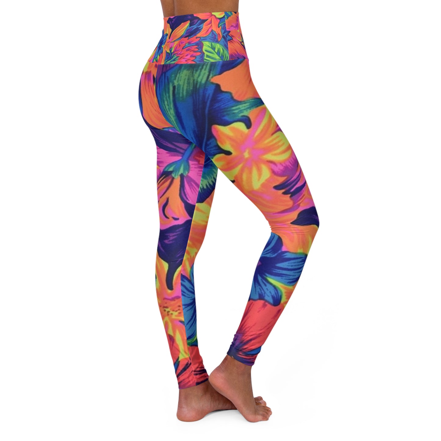 High Waisted Yoga Leggings (AOP)