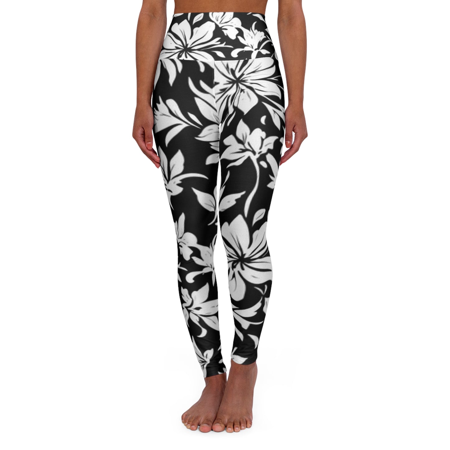 High Waisted Yoga Leggings (AOP)