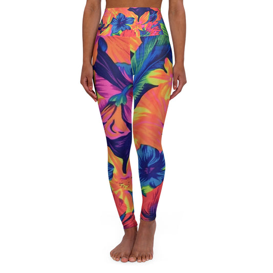 High Waisted Yoga Leggings (AOP)