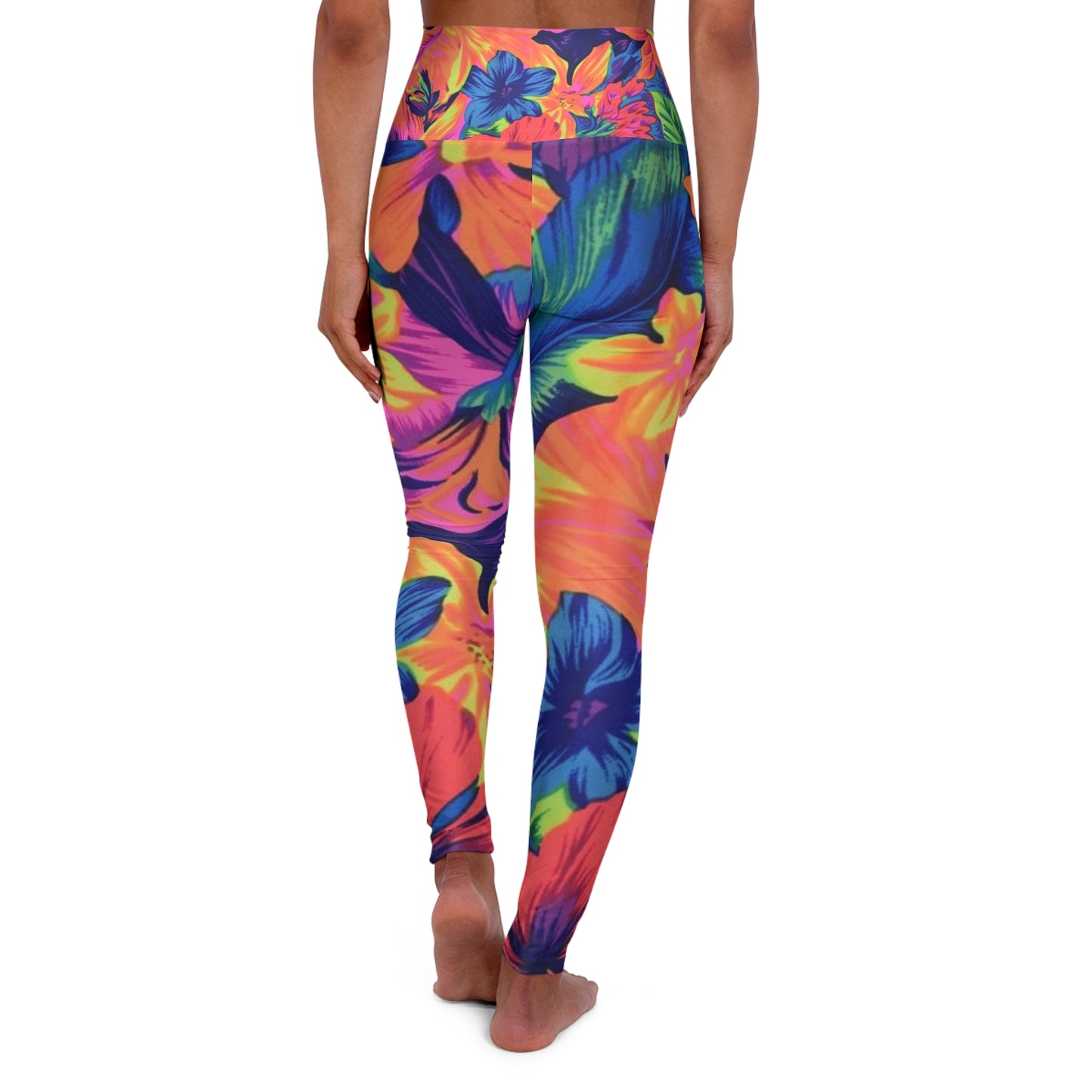 High Waisted Yoga Leggings (AOP)